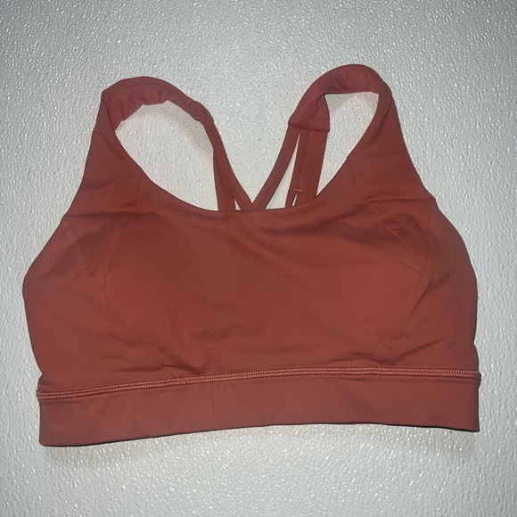 Lululemon Free To Be Serene Strappy Sports Bra Size 6 Coral Pink - Picture 3 of 7